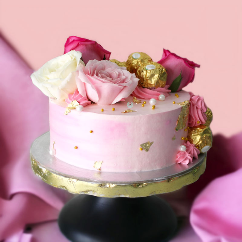 Blossom Bliss Birthday Cake